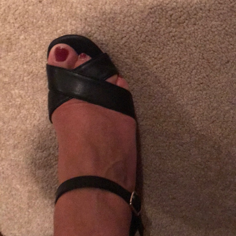 Black cork wedges like new - Picture 8 of 8
